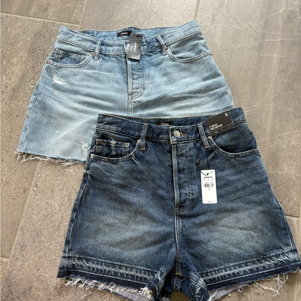 NWT Express Denim Shorts *2 Pairs*